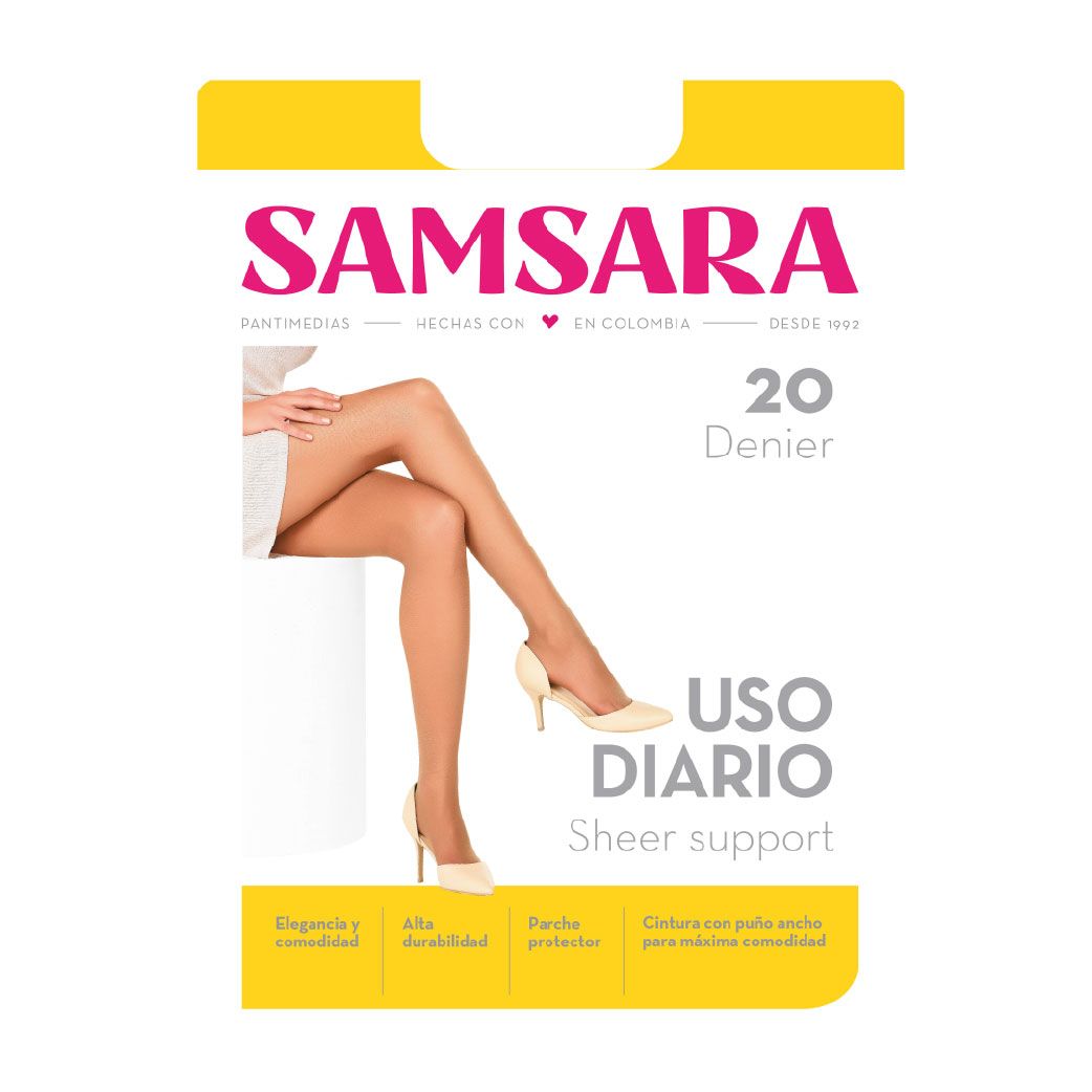Pantimedias Veladas Alta Transparencia Uso Diario, de Samsara, foto 3