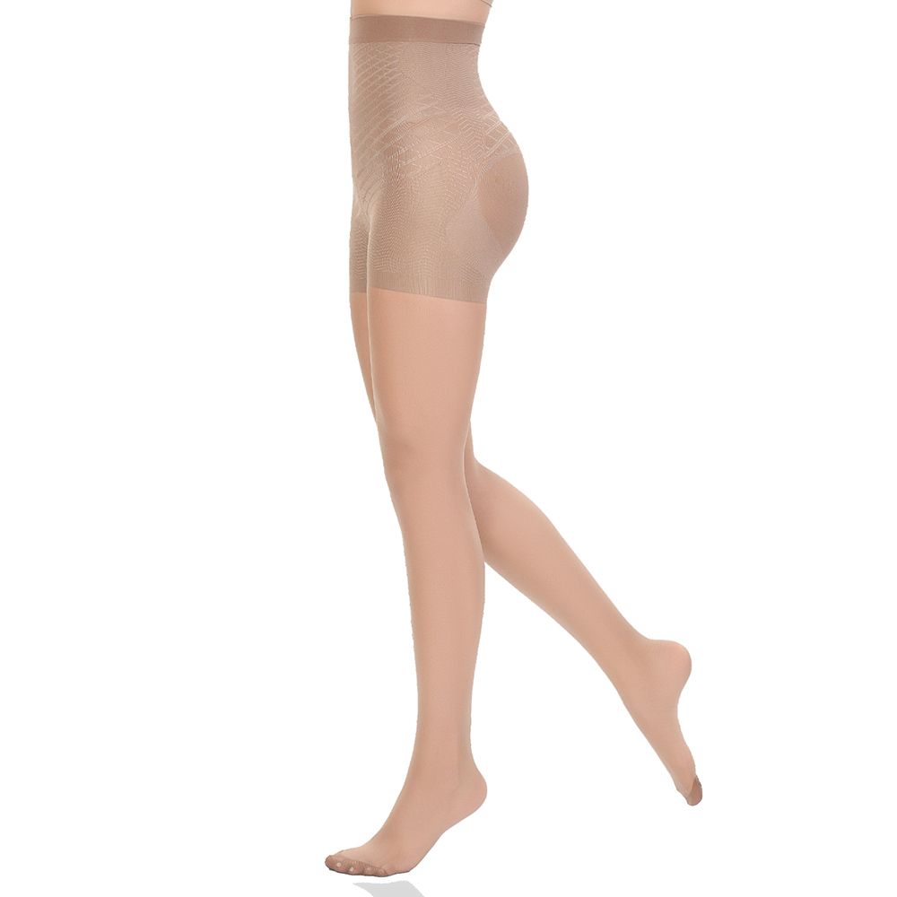 Pantimedias Control de Abdomen Talle Alto Levantacola, de Samsara, foto 4