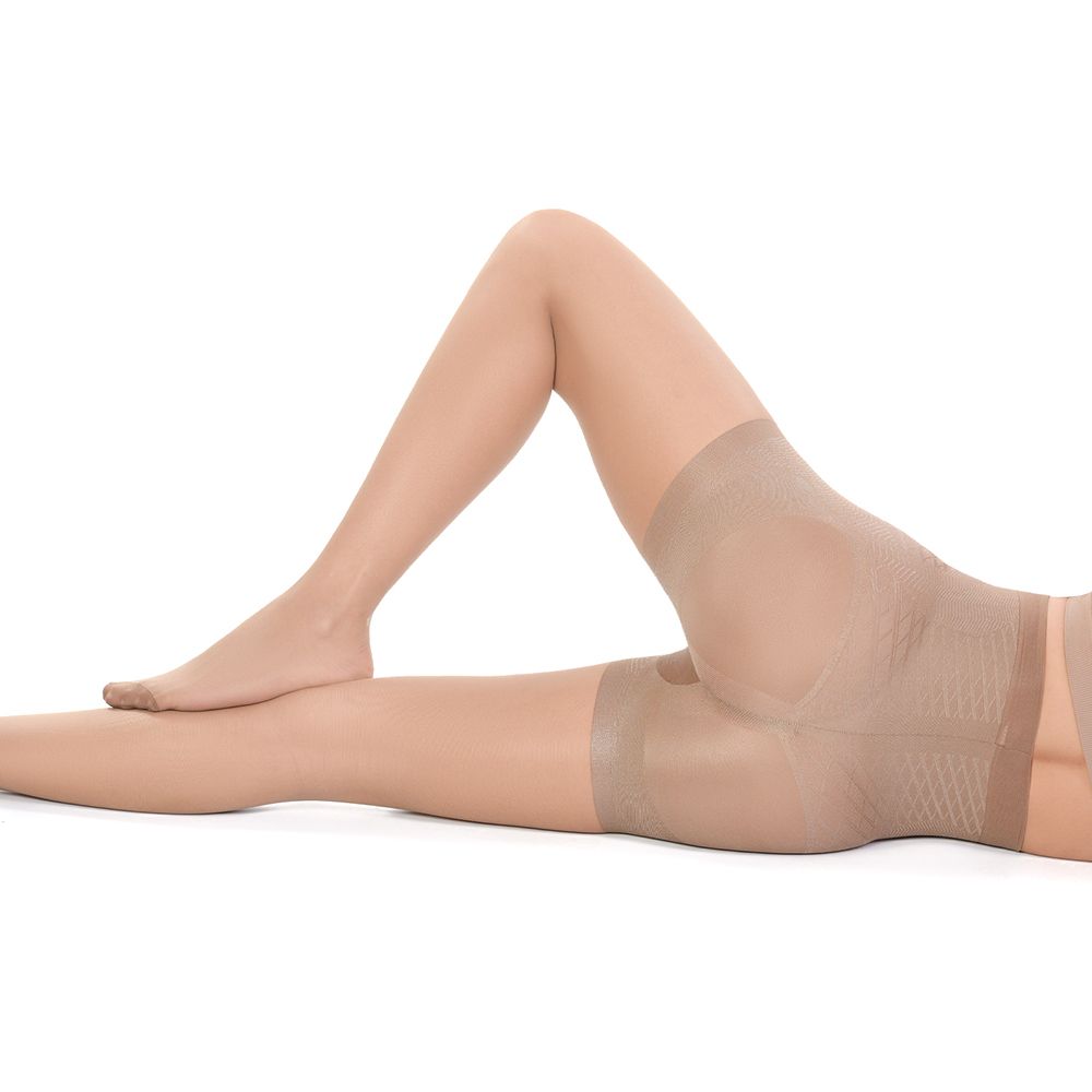 Pantimedias Control de Abdomen Talle Alto Levantacola, de Samsara, foto 5