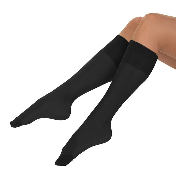 Medias Sheer Transparentes bajo la Rodilla Pack x4, de Samsara