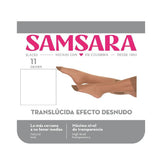 Medias Translúcidas Efecto Bronceado bajo la Rodilla Pack x4, de Samsara, foto 3