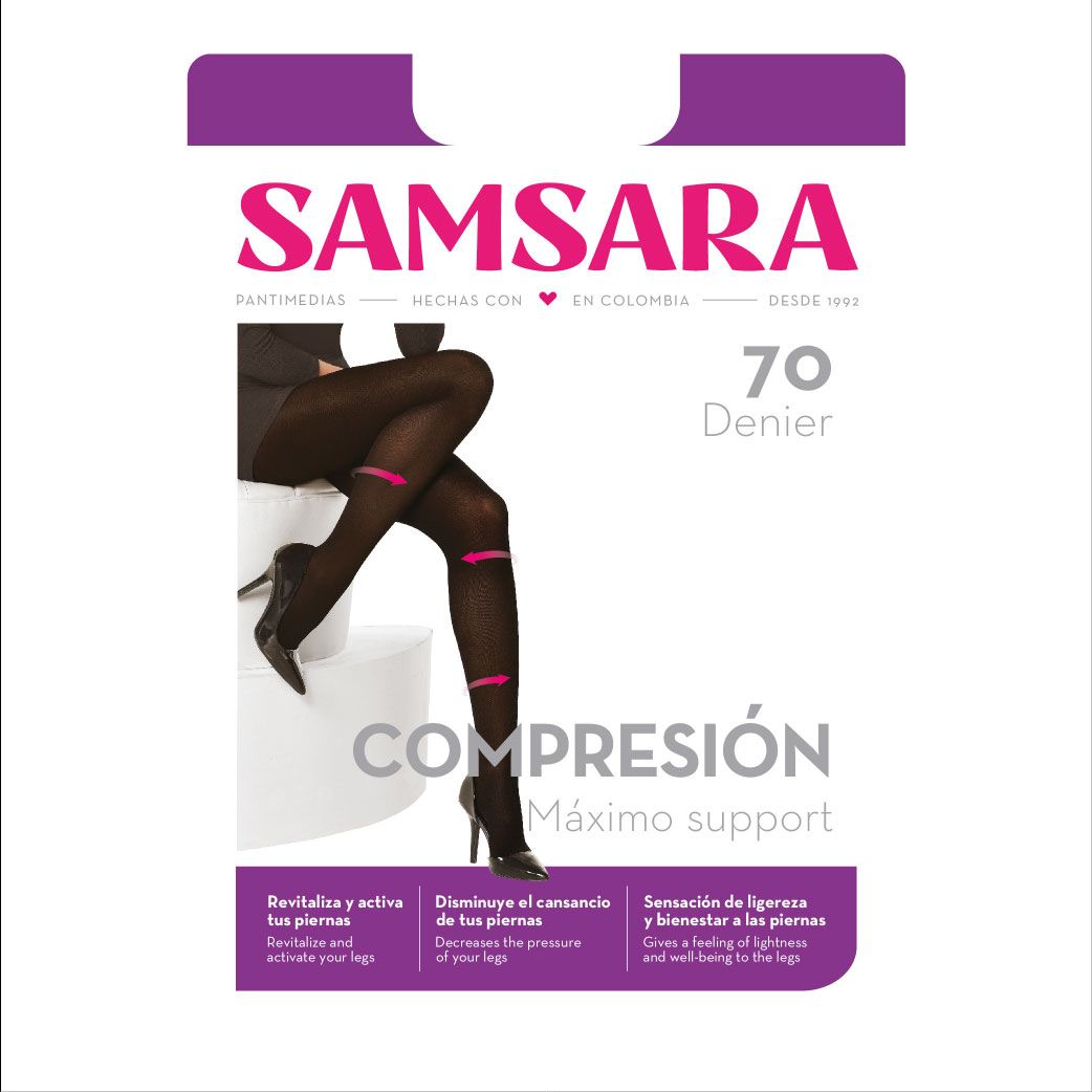 Pantimedias de Compresión Opacas, de Samsara, foto 3