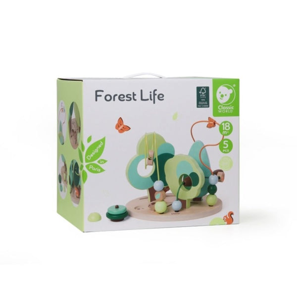 Laberinto de cuentas de madera bosque Forest Life de Classic World - foto 2