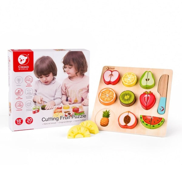 Cutting Fruit Puzzle