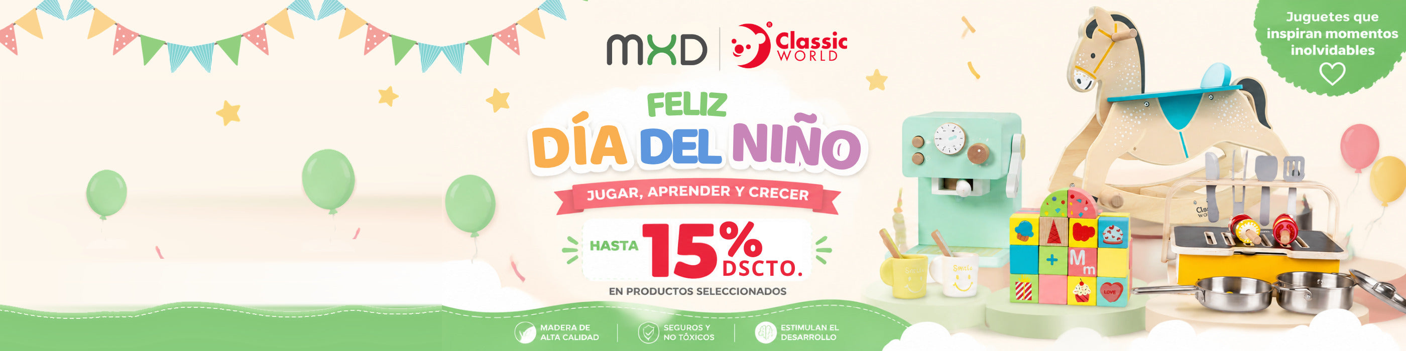 Feliz Día del Niño: hasta 15% de descuento en productos seleccionados